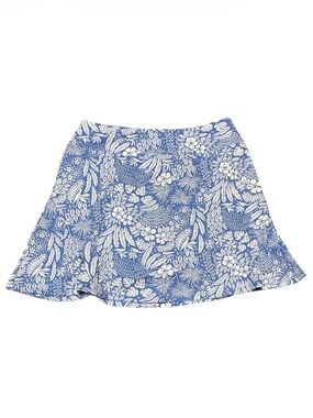 Women's Tommy Bahama Athletic Floral Skort Skirt Blue White Small